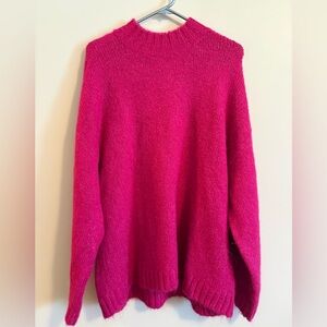 Pistola Fuchsia Turtleneck Sweater